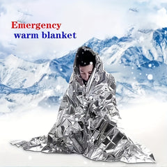 4pcs Emergency Thermal Blanket First Aid Aluminum Foil Blanket