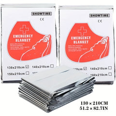 4pcs Emergency Thermal Blanket First Aid Aluminum Foil Blanket