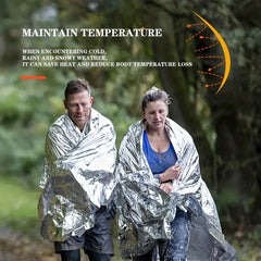 4pcs Emergency Thermal Blanket First Aid Aluminum Foil Blanket