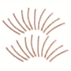 10pcs Natural Fire Starter Rope Wicks for Camping Survival Tool