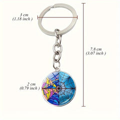 I Love Wednesday Keychain Gothic Key Ring Purse Bag Backpack Car Charm