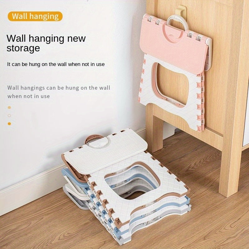 Plastic Folding Stool for Adults - Outdoor Portable Board Stool