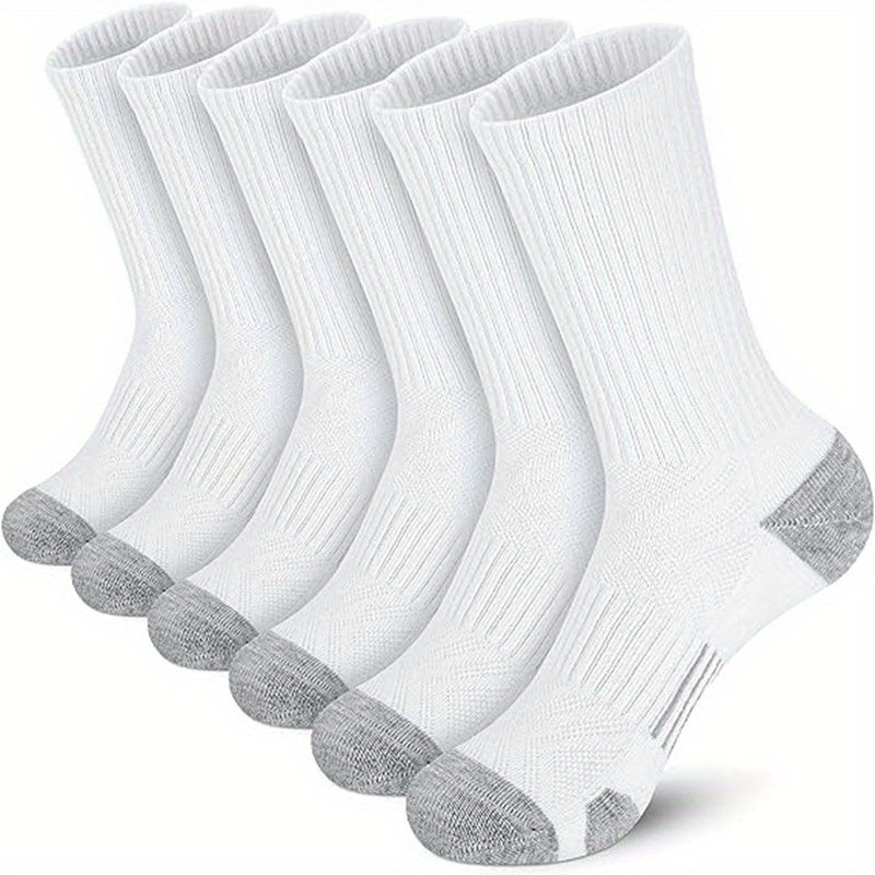 Men's Sports Crew Socks for Running in Autumn & Winter