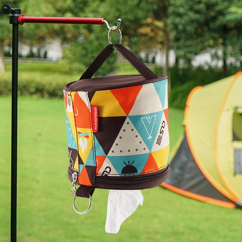 Portable Toilet Paper Holder For Camping & Hiking Tissue Storage Bag