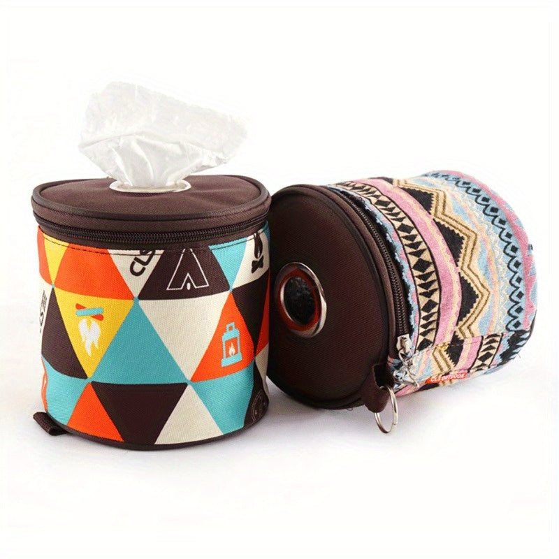 Portable Toilet Paper Holder For Camping & Hiking Tissue Storage Bag