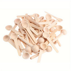 10pcs Mini Wooden Spoons Coffee Measuring Spoons Spice Powder Spoons