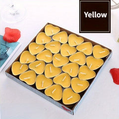 50pcs Heart Confessions Candle For Birthday Proposal