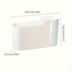 Wall Mounted Trash Bag Dispenser for Home and Office Storage