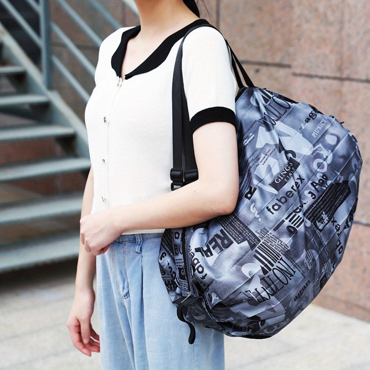 Large Capacity Shopping Bag Supermarket Tote Bag
