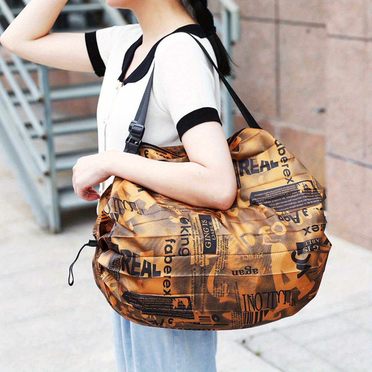 Large Capacity Shopping Bag Supermarket Tote Bag