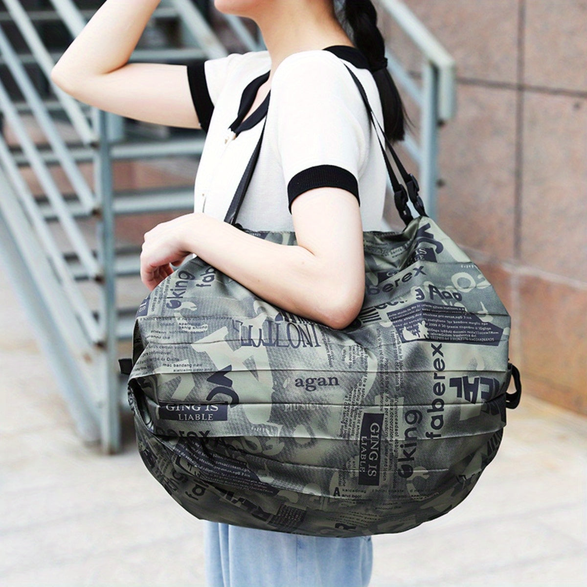 Large Capacity Shopping Bag Supermarket Tote Bag