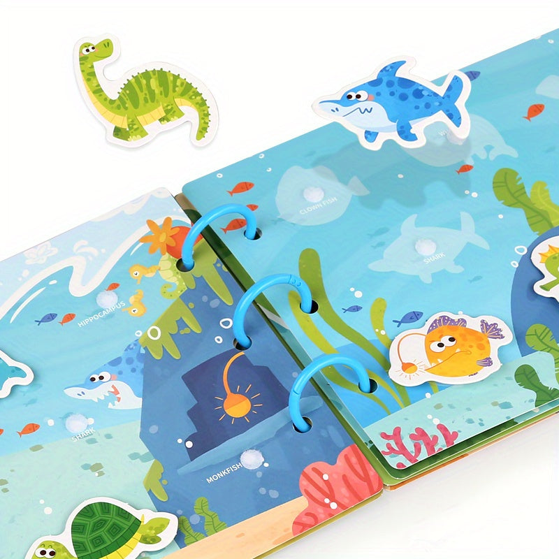 Children's Quiet Book Enlightenment Sticker Busy Book