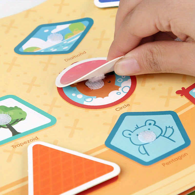 Children's Quiet Book Enlightenment Sticker Busy Book