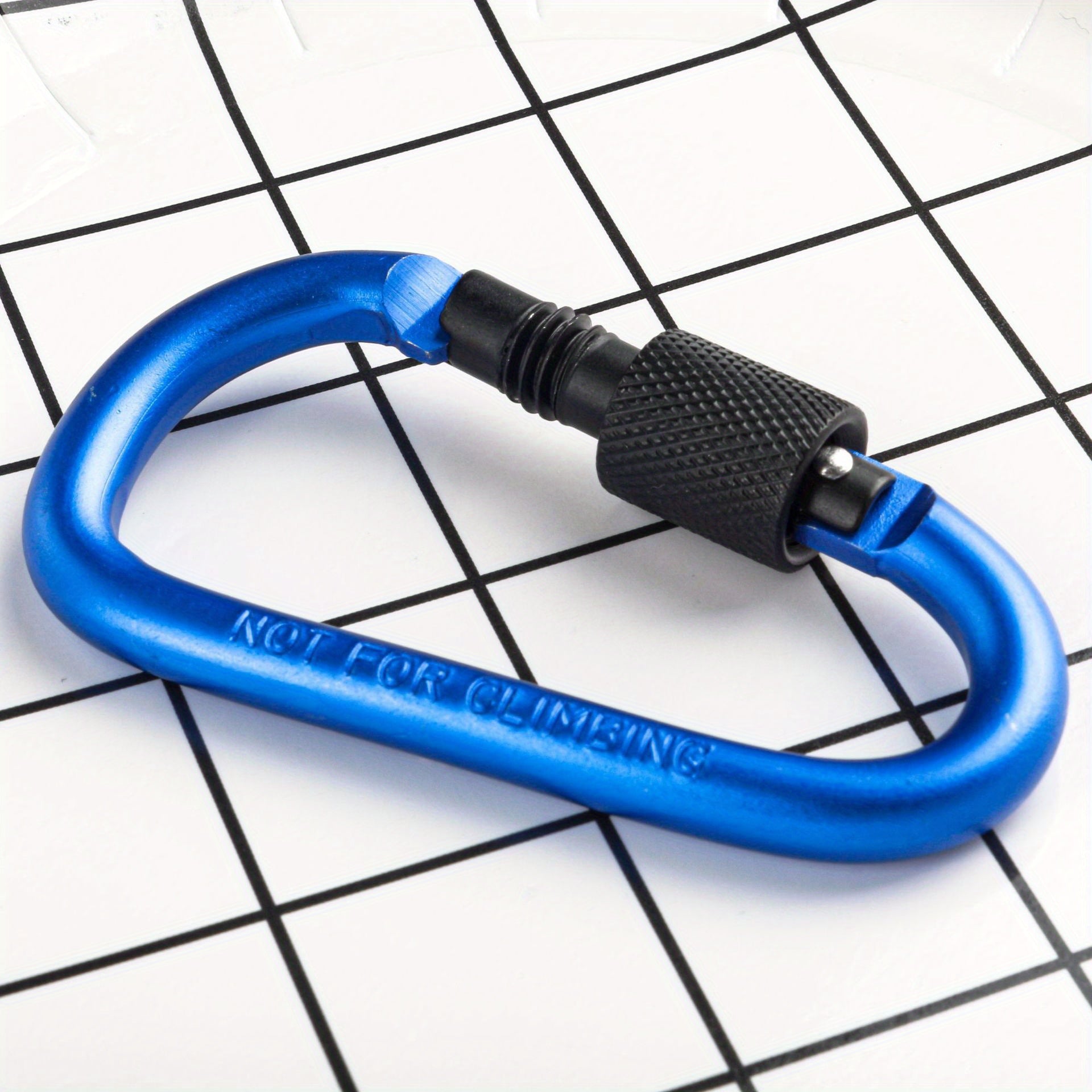 5pcs Aluminum Alloy Carabiner for Travel Camping Survival Gear