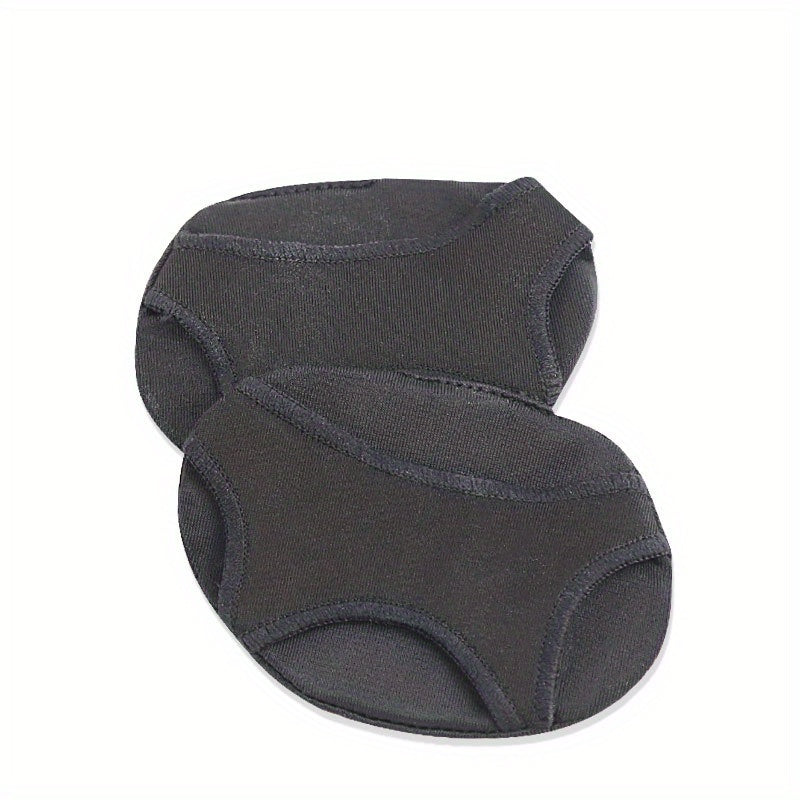 2 Pieces 3 Hole SEBS Cloth Forefoot Pad Women High Heels Half Size Pads