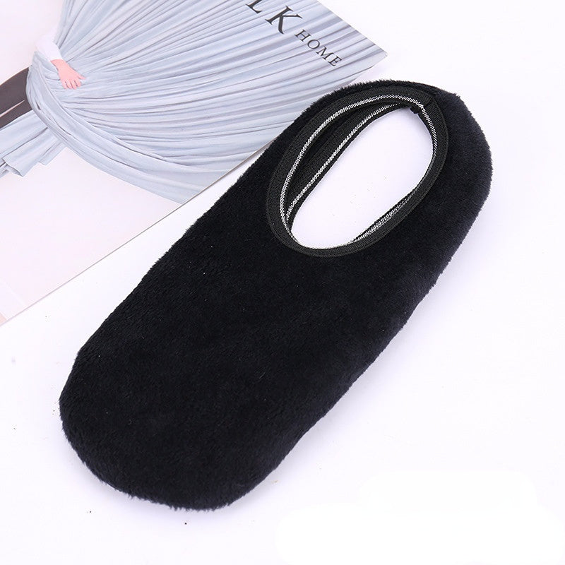 Anti Skid Floor Velvet Socks for Women - Autumn Winter Boat Socks