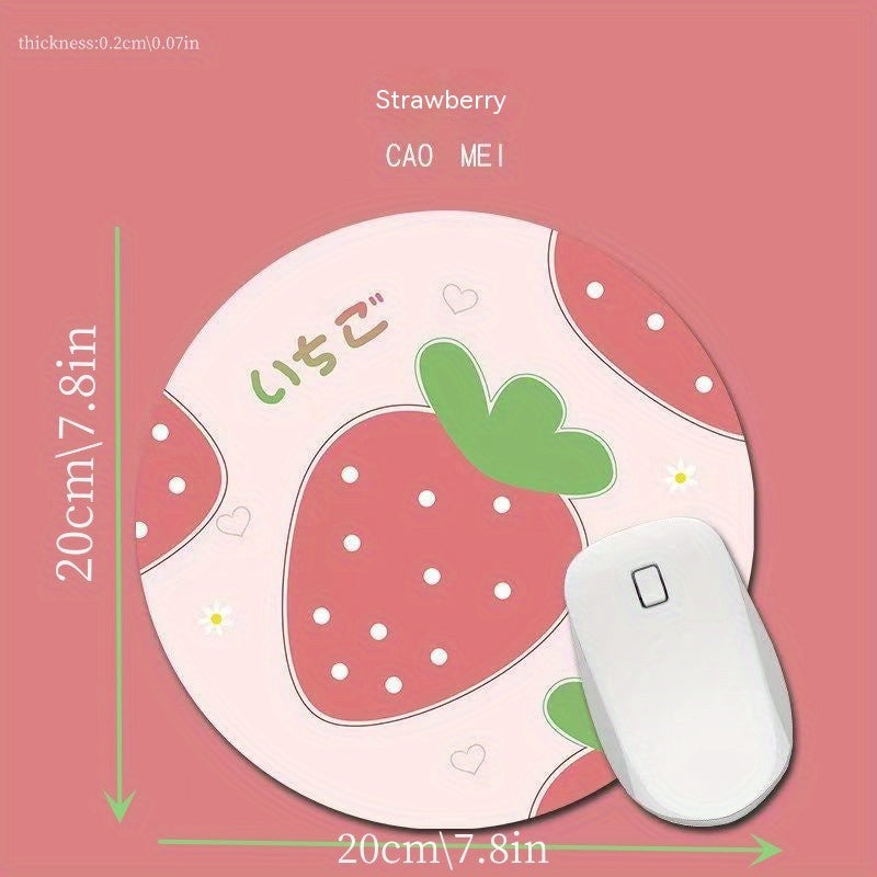 Cartoon Mouse Pad Cute Couple Design Dirty Resistant Office Supply