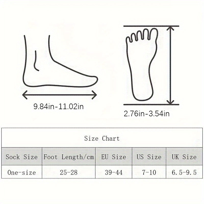 Men's Novelty Game Letter Graphic Mid Crew Socks