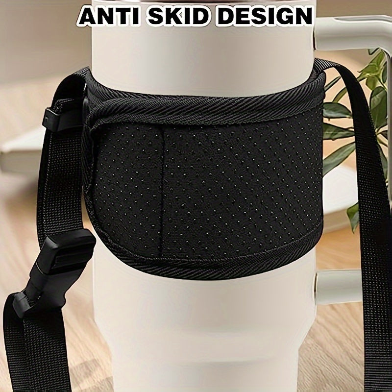 Adjustable Water Bottle Holder for 40-128oz Bottle with Non-slip Strap