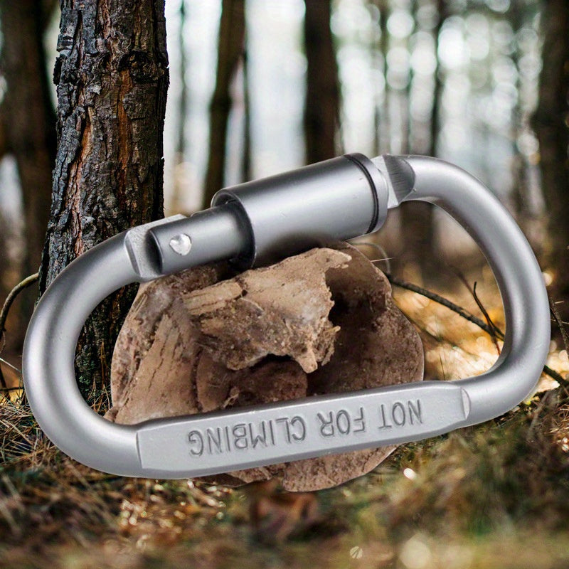 12pcs Thickened D-shaped Buckle for Camping Hiking