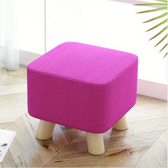 Fabric Shoe Changing Stool Small Chair Solid Stool