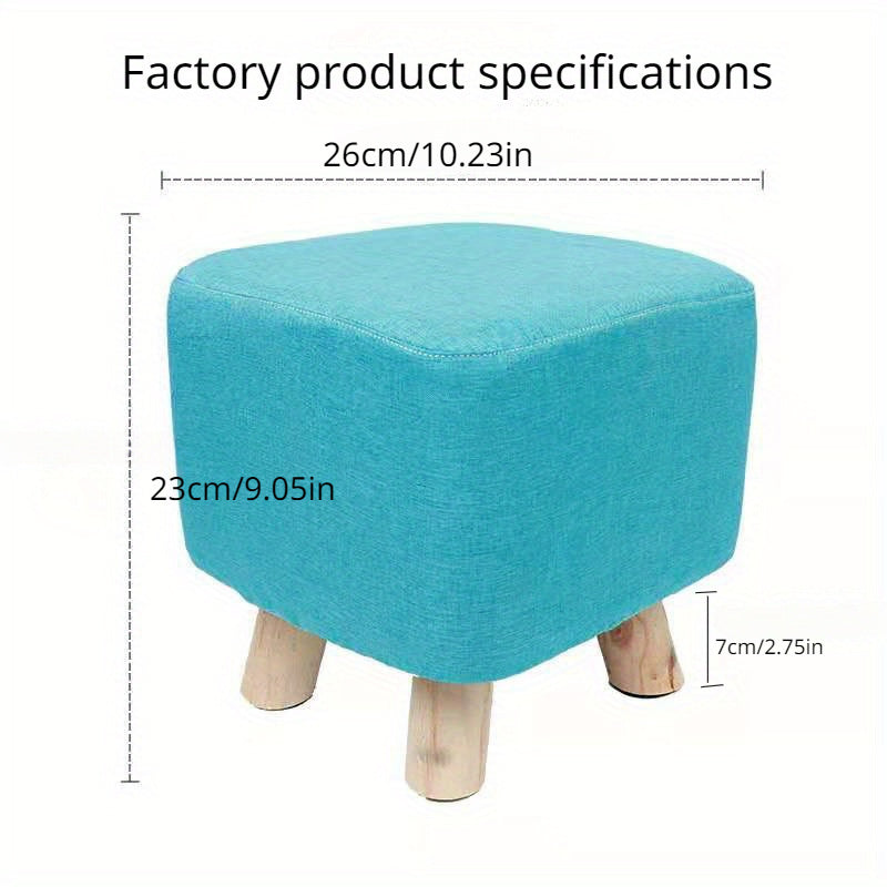 Fabric Shoe Changing Stool Small Chair Solid Stool