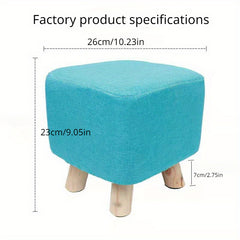 Fabric Shoe Changing Stool Small Chair Solid Stool