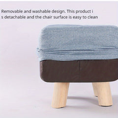 Fabric Shoe Changing Stool Small Chair Solid Stool