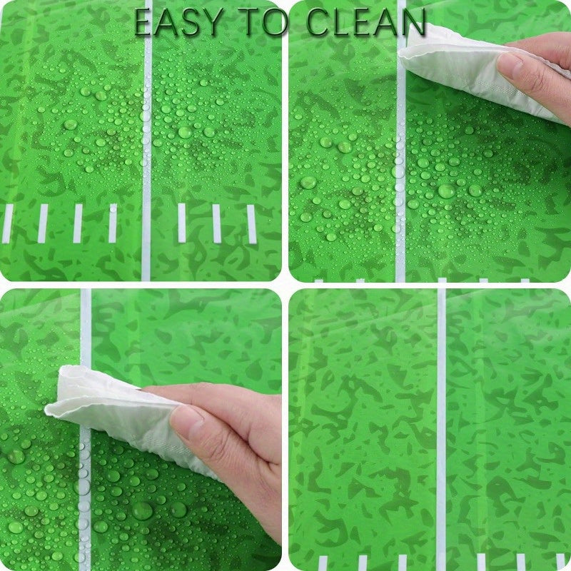 Football Field Plastic Tablecloth 137 X 274 Disposable Table Cover
