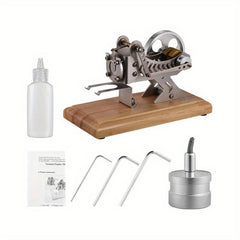 Power Stirling Engine Motor Model Educational Science Experiment Desktop