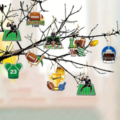 8pcs Football Theme Party Decorations Fan Party Favors