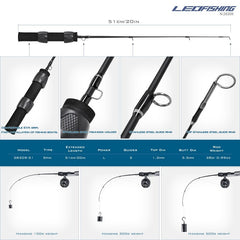Mini Fishing Rod Lightweight For Winter Outdoor Sports