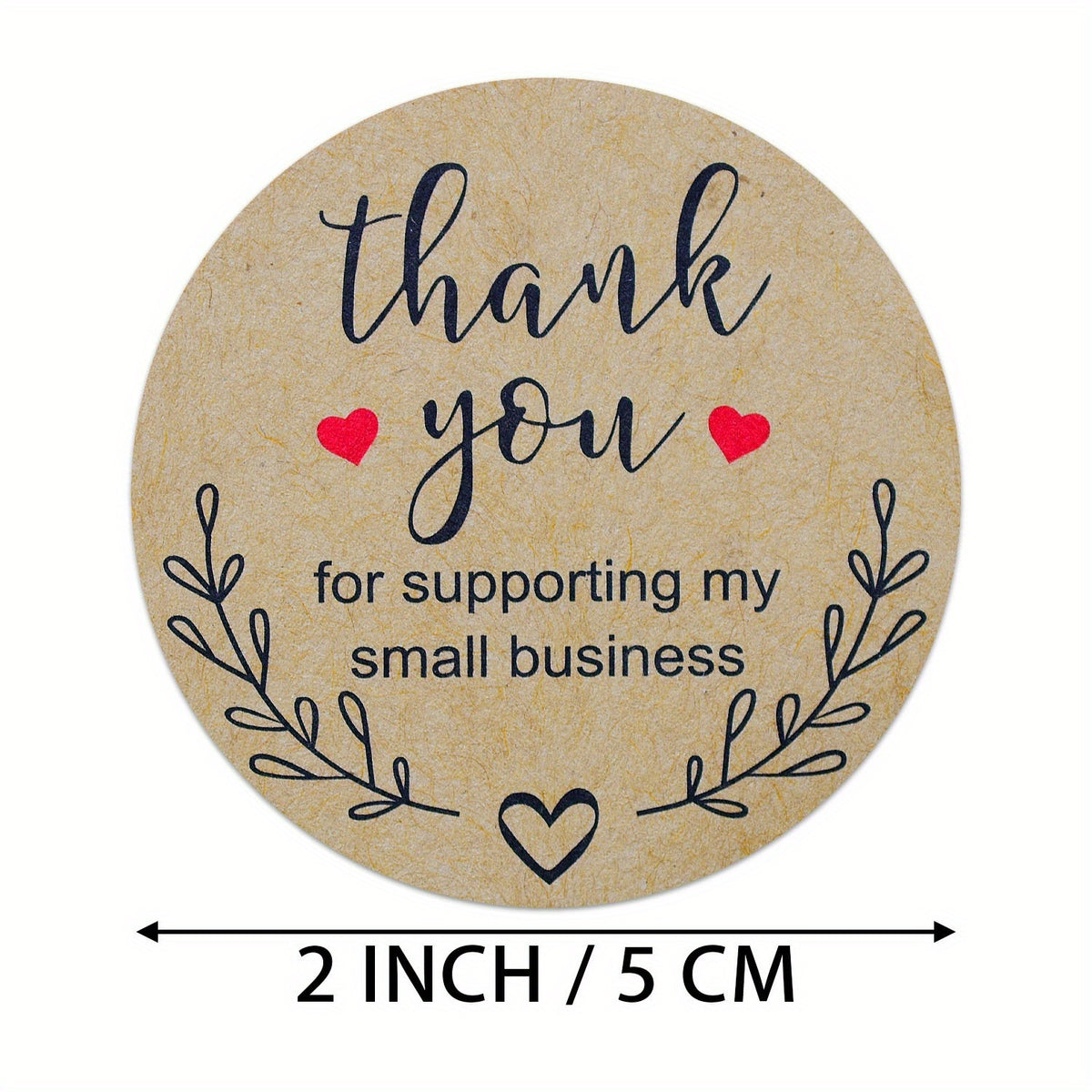 500pcs Thank You Envelope Stickers Sealing Sticker Decor
