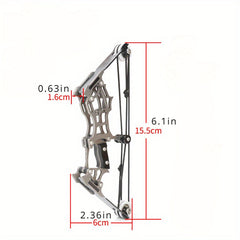 Metal Mini Composite Bow Set w/ Reverse Curved Bow - Target Professional Bow Box