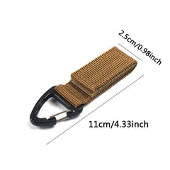 Anti-Falling Bag Clamp Webbing Keychain Buckle