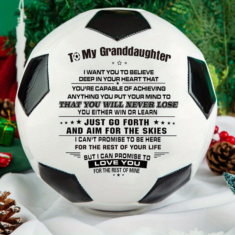1pc Size 5 Soccer Indoor & Outdoor Games Training Football Ideal Gift