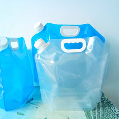 Foldable Water Bag Transparent Bulk Beer Bag Camping Mountaineering