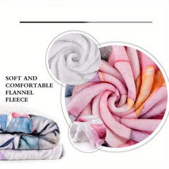 Time Tunnel Clock Couch Quilt Cover Travel Bedding Outlet Throw Blanket