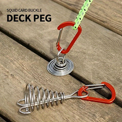 5pcs Stainless Steel Ground Nails for Deck Boards & Camping Tents