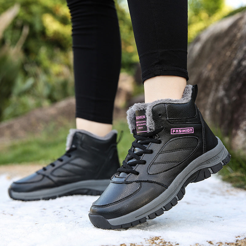 Anti Slip Thickened Warm Hiking Sneakers Snow Boots