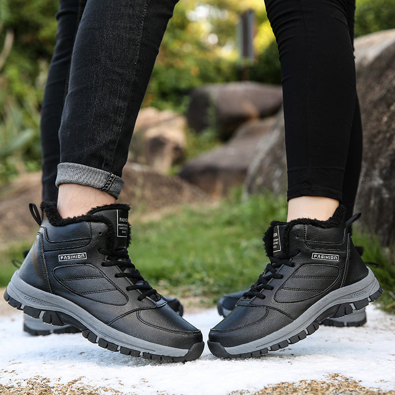 Anti Slip Thickened Warm Hiking Sneakers Snow Boots