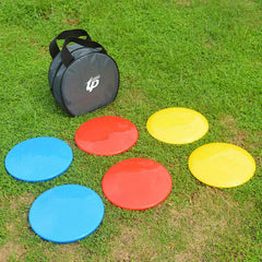 Disc Golf Set with 6 Discs, Towel, Bag