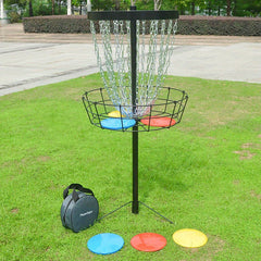 Disc Golf Set with 6 Discs, Towel, Bag