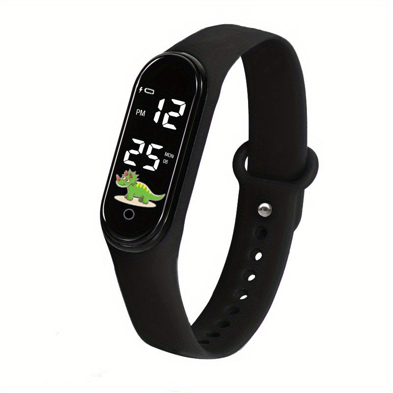2 Pcs Touch LED Digital Watch Waterproof Sports Electronic Watch