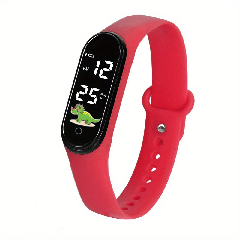 2 Pcs Touch LED Digital Watch Waterproof Sports Electronic Watch