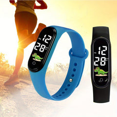 2 Pcs Touch LED Digital Watch Waterproof Sports Electronic Watch