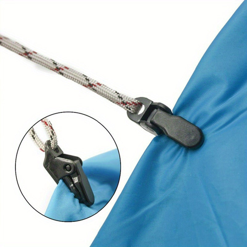 5pcs Durable Tarp Clips for Secure Tent & Awning Setup