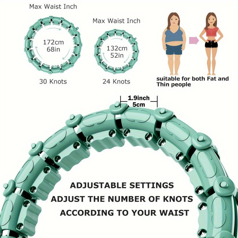 Adjustable Smart Fitness Hoop for Weight Loss Fitness Waist Slimming