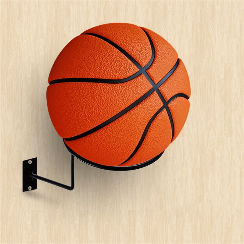 Wall Mounted Ball Storage Rack Basketball Display Stand