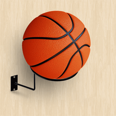 Wall Mounted Ball Storage Rack Basketball Display Stand